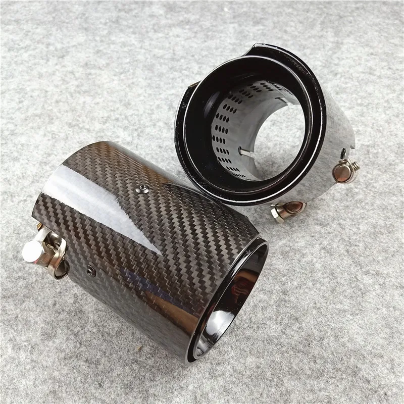 1 Piece Glossy Carbon Fiber Exhaust Pipe Muffler Tip For M2 M3 M4 M5 F87 F80 F82 F83 F90 Length 120MM Stainless Steel Nozzle
1 Piece Glossy Carbon Fiber Exhaust Pipe Muffler Tip For M2 M3 M4 M5 F87 F80 F82 F83 F90 Length 120MM Stainless Steel Nozzle