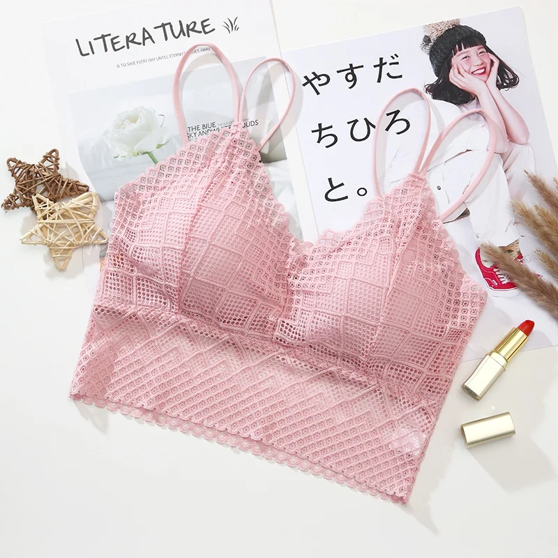 Lace Gathered Breathable Brallete Tank Top No Steel Ring Tube Top Beauty Back Comfort Camisole Underwear
Lace Gathered Breathable Brallete Tank Top No Steel Ring Tube Top Beauty Back Comfort Camisole Underwear