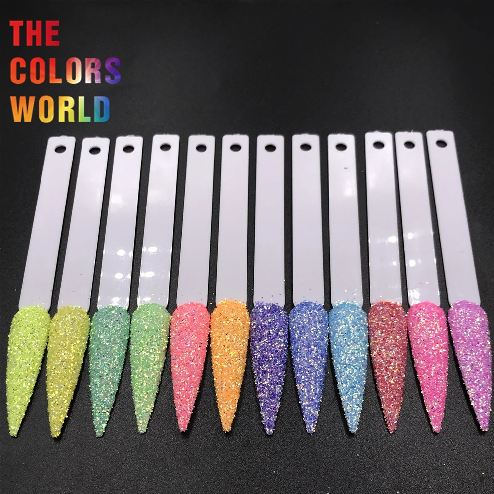 

TCT-465 Shinning Iridescent Rainbow Nails Glitter Nail Art Decoration uñas Tumbler маникюр Accessories Festival Party Supplier