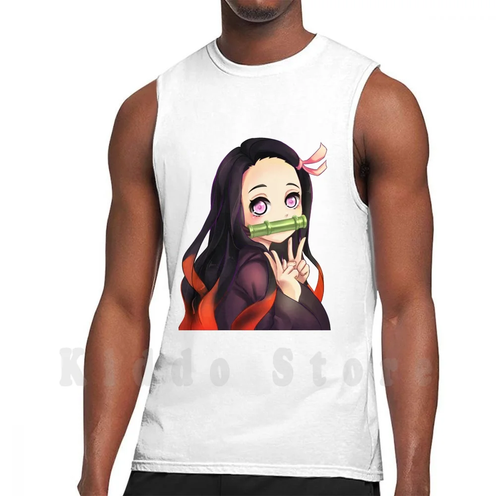 Nezuko Peace! tank tops vest 100% Cotton Kimetsu No Yaiba Demon Nezuko Anime Loli Kawaii Cute
Nezuko Peace! tank tops vest 100% Cotton Kimetsu No Yaiba Demon Nezuko Anime Loli Kawaii Cute