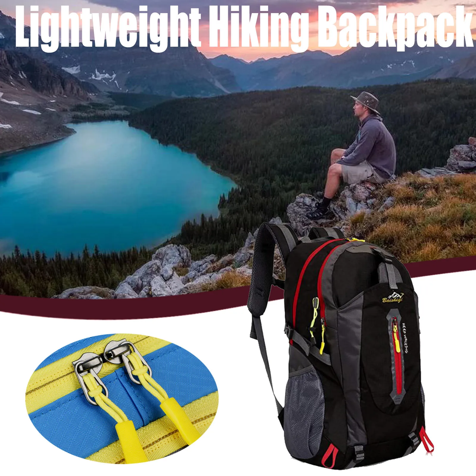 40l Large Capacity Lightweight Hiking Backpack Outdoor Multifunctional Camping Survival Training Backpack Mountaineering Bag
40l Large Capacity Lightweight Hiking Backpack Outdoor Multifunctional Camping Survival Training Backpack Mountaineering Bag