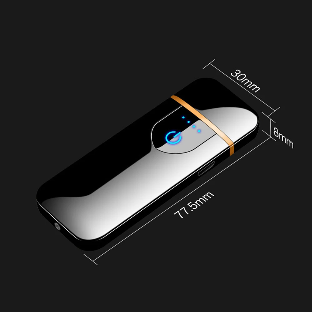 Touch Induction USB Lighter Rechargeable Electric s Zinc Alloy Smoking Flameless Windproof Cigarette Men Gift 
Touch Induction USB Lighter Rechargeable Electric s Zinc Alloy Smoking Flameless Windproof Cigarette Men Gift