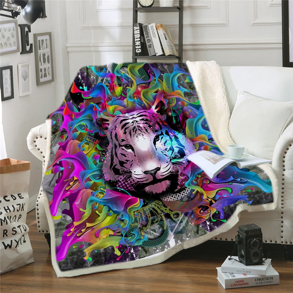 Tiger Cat Wolf 3D Printing Plush Blanket Adult Fashion Quilts Home Office Washable Duvet Casual Kids Girls Sherpa Blanket
Tiger Cat Wolf 3D Printing Plush Blanket Adult Fashion Quilts Home Office Washable Duvet Casual Kids Girls Sherpa Blanket