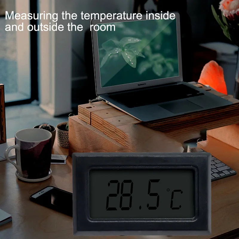 1 LCD Digital Thermometer Waterproof Freezer Aquarium Humidity Meters 2 Seconds 1/2/3/5m Weather Station | Инструменты
