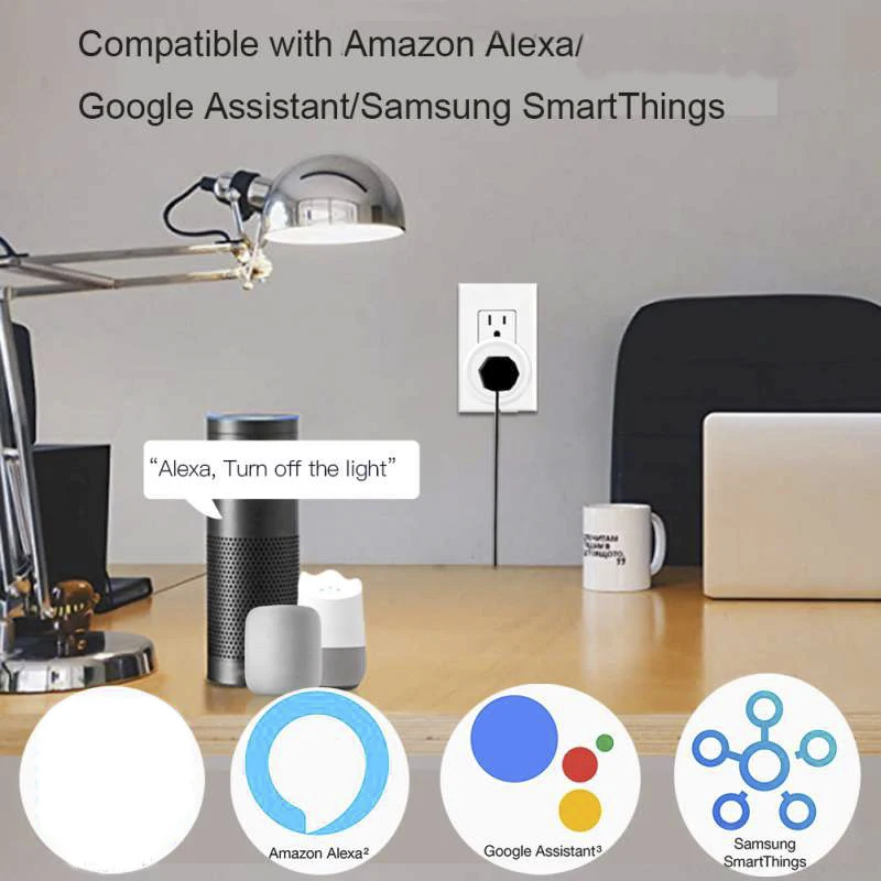 4Pcs Zigbee Smart Plug US Compatible with Alexa Echo Plus SmartThings Hub Works with Google Home Voice Pairing Zigbee 3.0
4Pcs Zigbee Smart Plug US Compatible with Alexa Echo Plus SmartThings Hub Works with Google Home Voice Pairing Zigbee 3.0