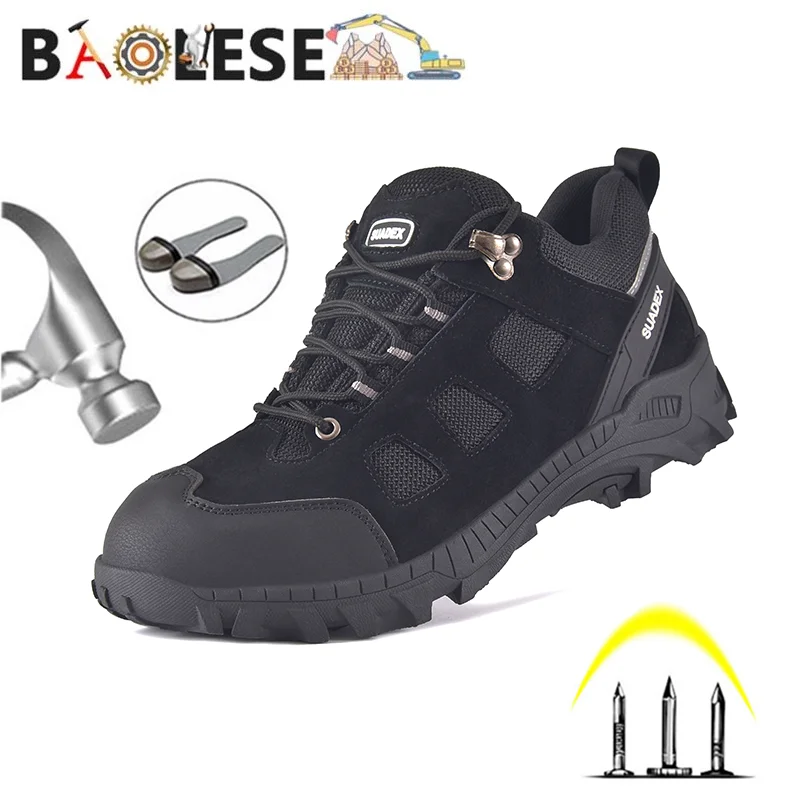 BAOLESEM Fashion Steel Toe Shoes Work Safety Shoes Men Work Sneakers Male Work Boots Indestructible Safety Shoes Men Steel Toe
BAOLESEM Fashion Steel Toe Shoes Work Safety Shoes Men Work Sneakers Male Work Boots Indestructible Safety Shoes Men Steel Toe