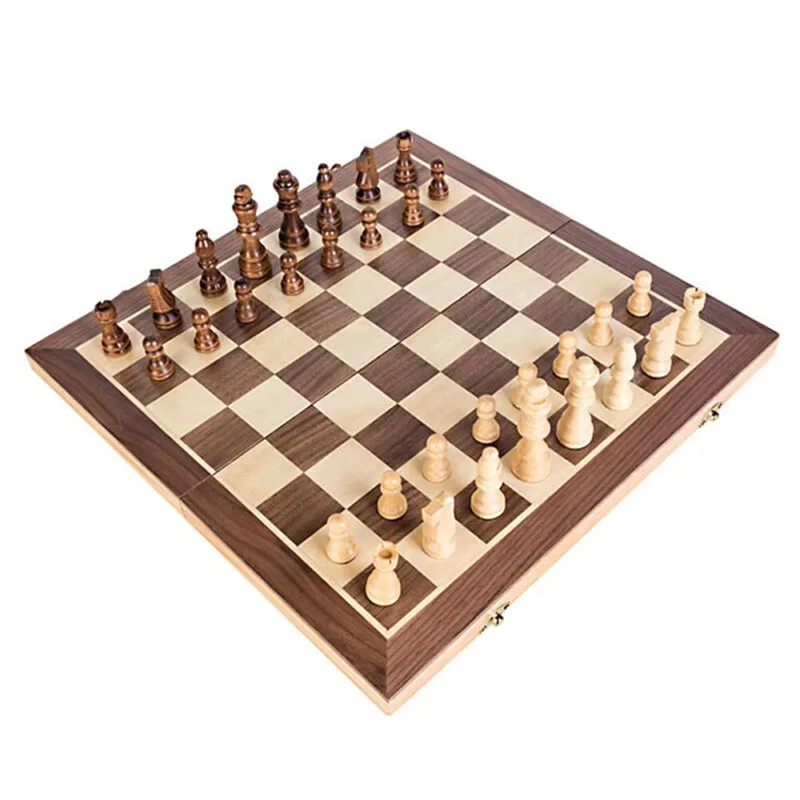 Large Magnetic Wooden Folding Portable Chess Set Game Chess Board for family parties traveling outdoor sports
Large Magnetic Wooden Folding Portable Chess Set Game Chess Board for family parties traveling outdoor sports