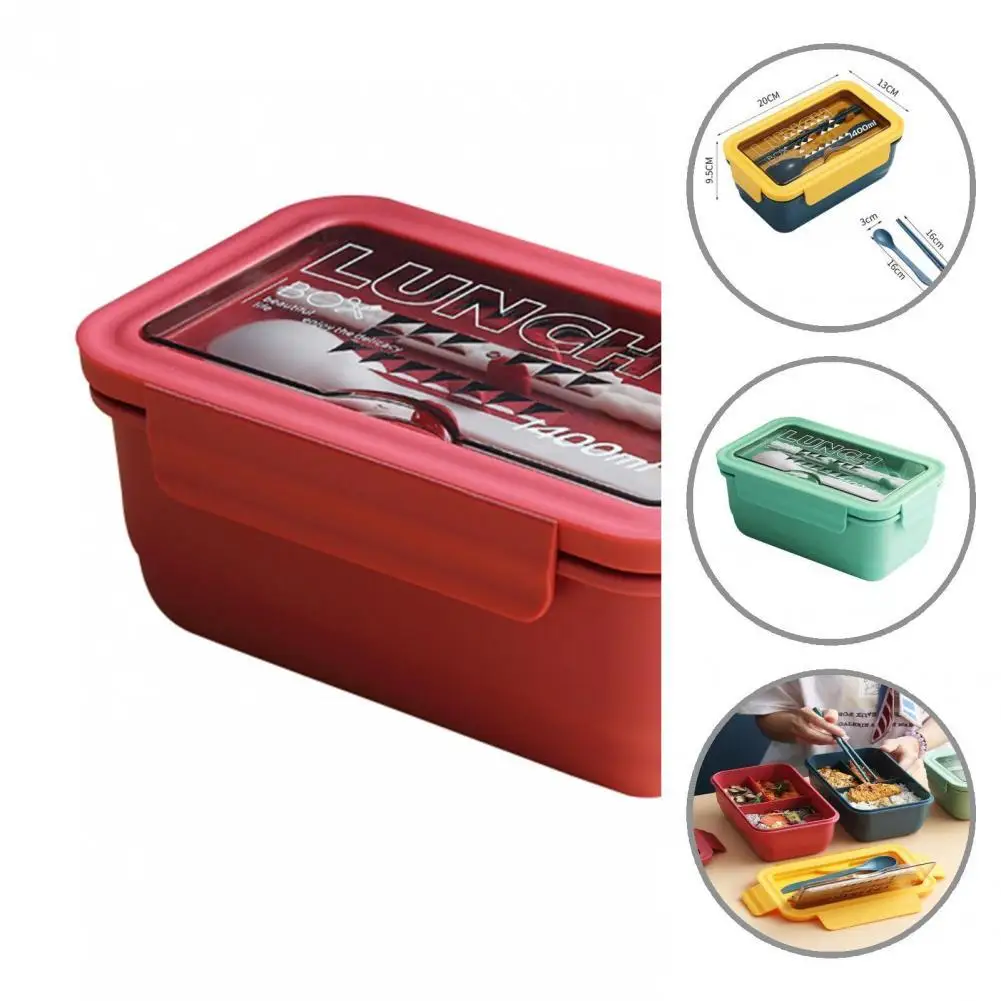 3 Colors 1 Set Wear-resistant Large-capacity 3 Compartments Lunch Container Box PP Food Container Anti-slip for Office
3 Colors 1 Set Wear-resistant Large-capacity 3 Compartments Lunch Container Box PP Food Container Anti-slip for Office