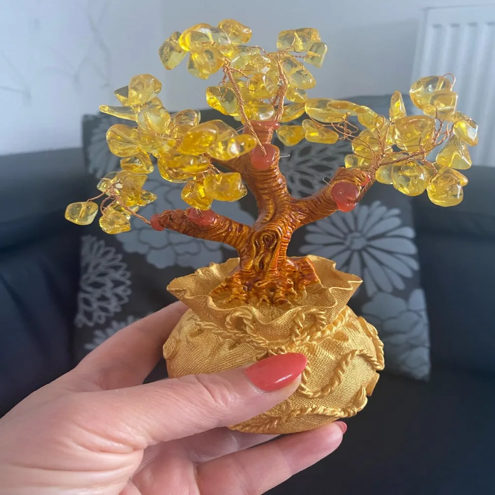 Lucky Money Tree Chinese Gold Ingot Crystal Fortune Tree Ornament Wealth Ornament Home Office Table Decoration Tabletop Crafts
Lucky Money Tree Chinese Gold Ingot Crystal Fortune Tree Ornament Wealth Ornament Home Office Table Decoration Tabletop Crafts