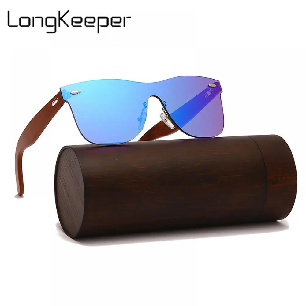 LongKeeper New Fashion Wooden Sunglasses Men Women Classic Vintage Mirror Coating Sun Glasses Male Blue Glasses With Bamboo Box
LongKeeper New Fashion Wooden Sunglasses Men Women Classic Vintage Mirror Coating Sun Glasses Male Blue Glasses With Bamboo Box