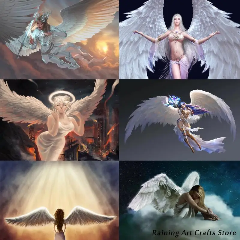 5D Diy Diamond Painting Angel with Wings Embroidery Full Round Square Drill Cross Stitch Kits Mosaic Picture Handmade Home Decor
5D Diy Diamond Painting Angel with Wings Embroidery Full Round Square Drill Cross Stitch Kits Mosaic Picture Handmade Home Decor