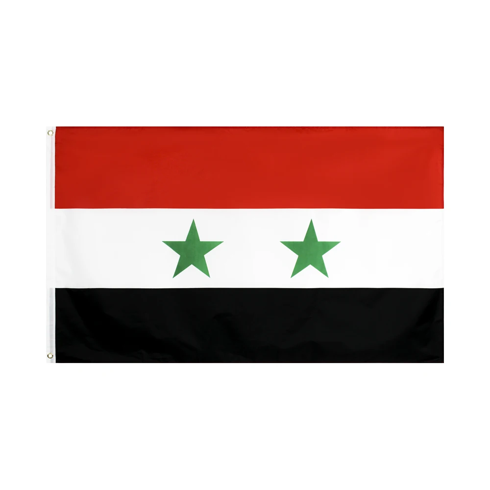 60x90cm/90x150cm The Syrian Arab Republic Flag 2x3ft/3x5ft SYR National Banner | Flags