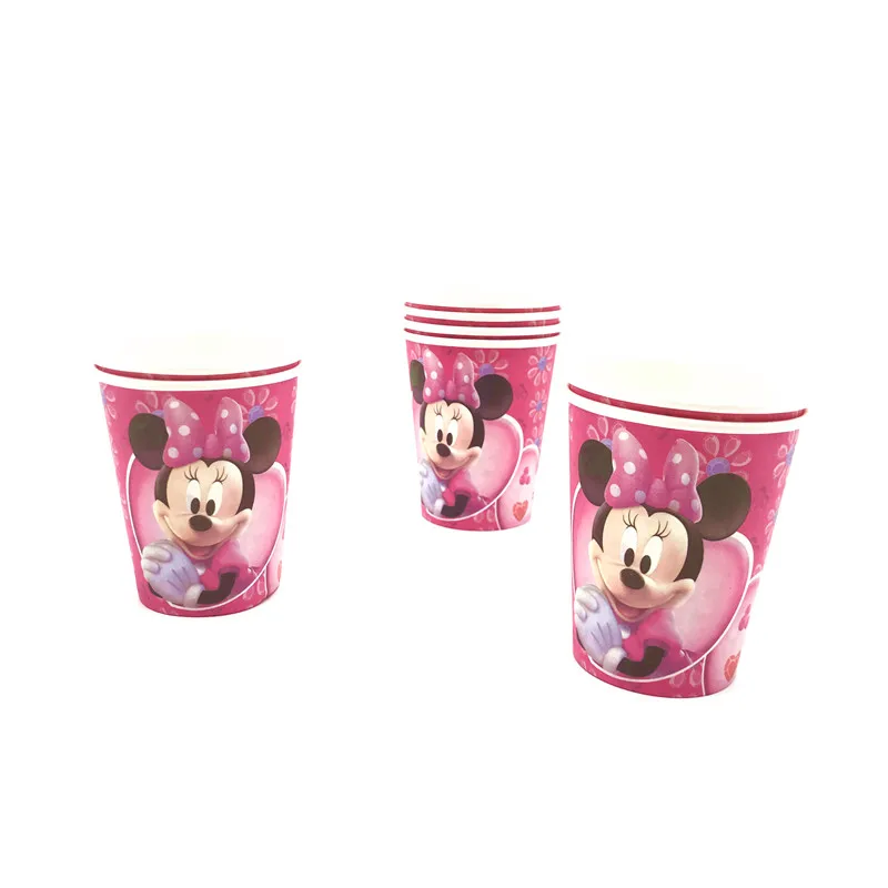 8pcs Disney Minnie Mouse Cartoon Paper Cups Disposable Wedding Decorations Minnie Mouse Birthday Party Tableware Cups Supplies
8pcs Disney Minnie Mouse Cartoon Paper Cups Disposable Wedding Decorations Minnie Mouse Birthday Party Tableware Cups Supplies