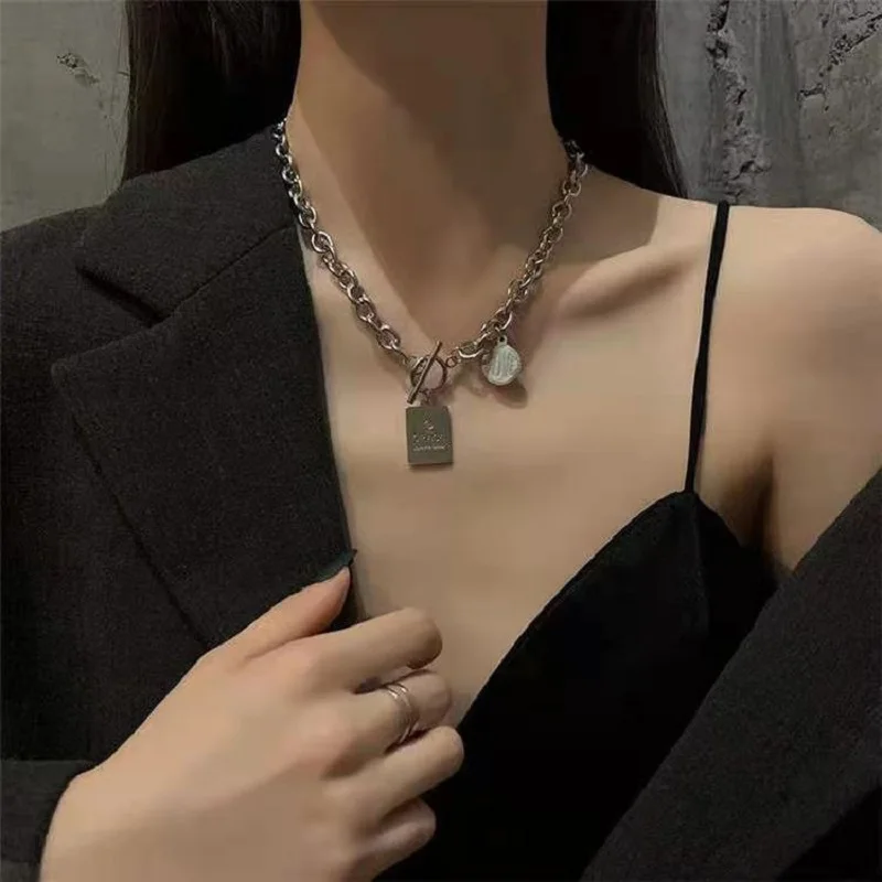 Necklace stainless steel jewelry Pendants Chains Gift Necklace on the neck christmas gift hip-hop Neck pendants women punk 
Necklace stainless steel jewelry Pendants Chains Gift Necklace on the neck christmas gift hip-hop Neck pendants women punk