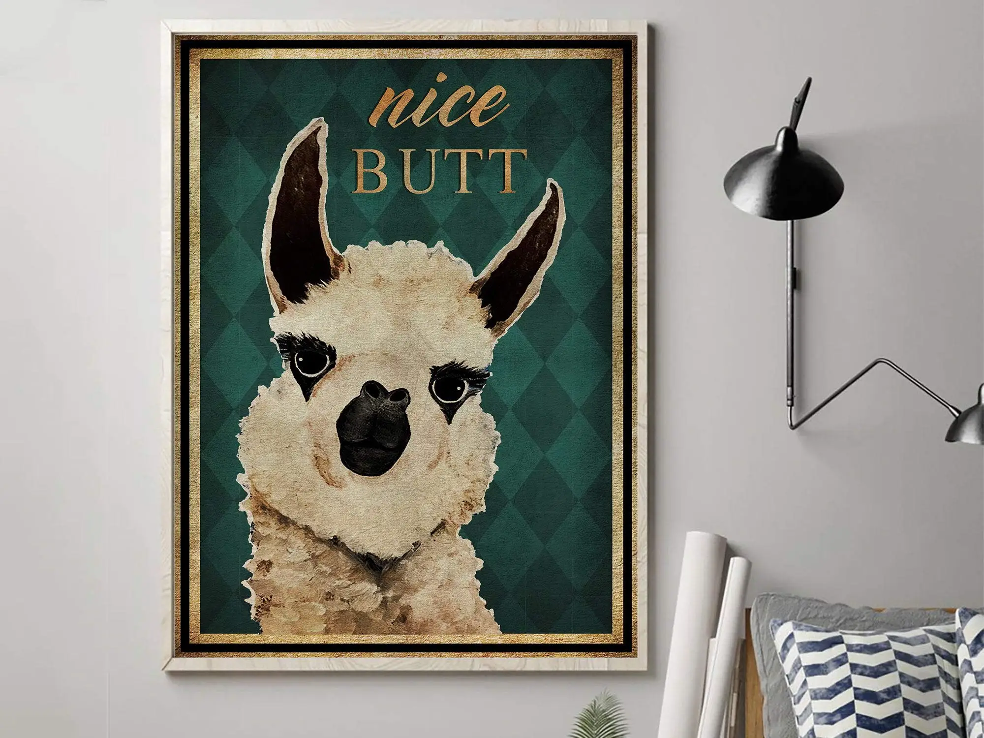 Nice Butt Llama Poster, Llama Wall Decoration, Animal Sign for Home, Retro Llama Art, Print Wall Art, Vintage Poster Gift, Llama
Nice Butt Llama Poster, Llama Wall Decoration, Animal Sign for Home, Retro Llama Art, Print Wall Art, Vintage Poster Gift, Llama