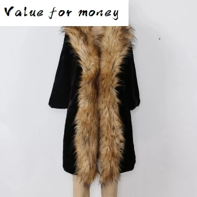Top Size Women Plus Long Rabbit Fur Coat high quality 
Top Size Women Plus Long Rabbit Fur Coat high quality