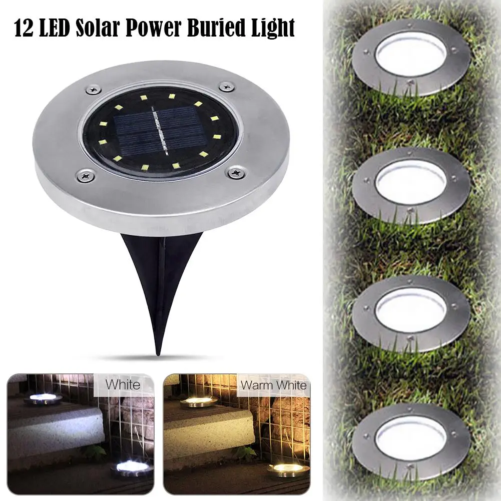 12 led Solar power light outdoor lights Garden Ground Lawn lamp Path IP65 Waterproof Underground Sensory Landscape Lighting
12 led Solar power light outdoor lights Garden Ground Lawn lamp Path IP65 Waterproof Underground Sensory Landscape Lighting