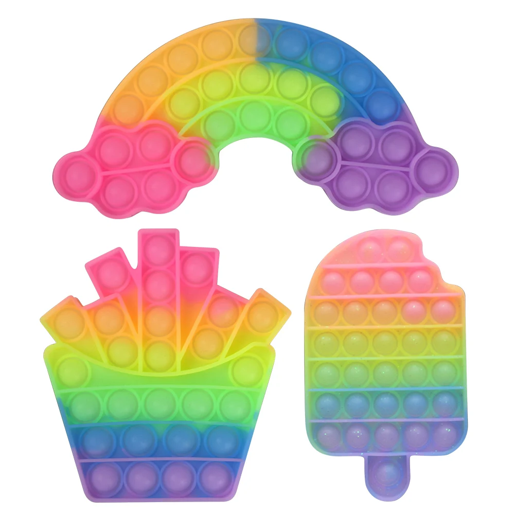 Anti-Stress Glowing Cloud Food Push Bubble Decompression Press Board Kid Adult Family Simple Interactive Finger Sensory Toy
Anti-Stress Glowing Cloud Food Push Bubble Decompression Press Board Kid Adult Family Simple Interactive Finger Sensory Toy