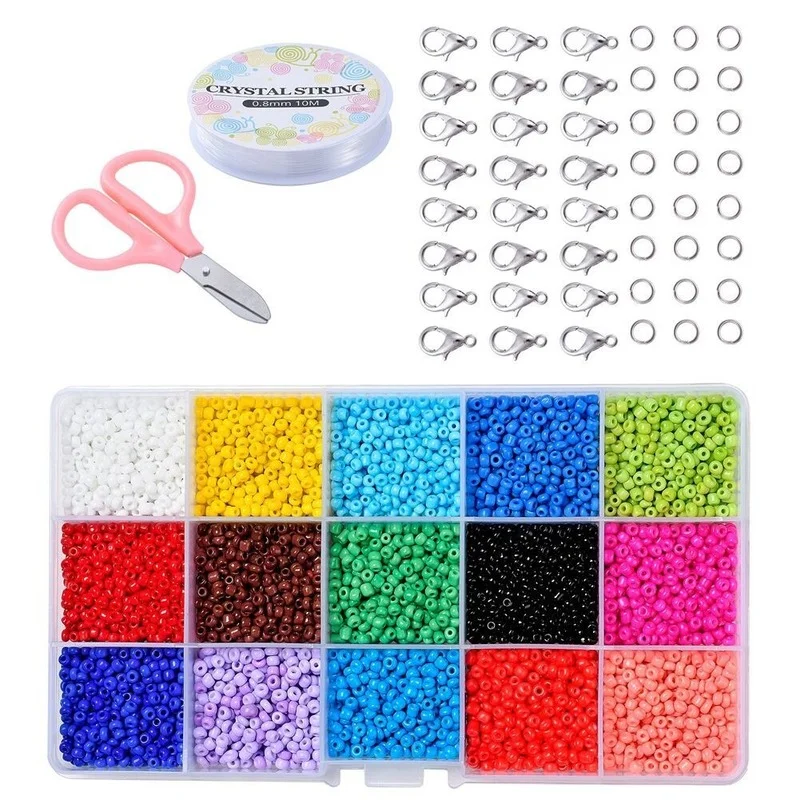 15 millet bead suit cross-stitch, glass beads, beads material of diy craft accessories wholesale jewelry making supplies
15 millet bead suit cross-stitch, glass beads, beads material of diy craft accessories wholesale jewelry making supplies