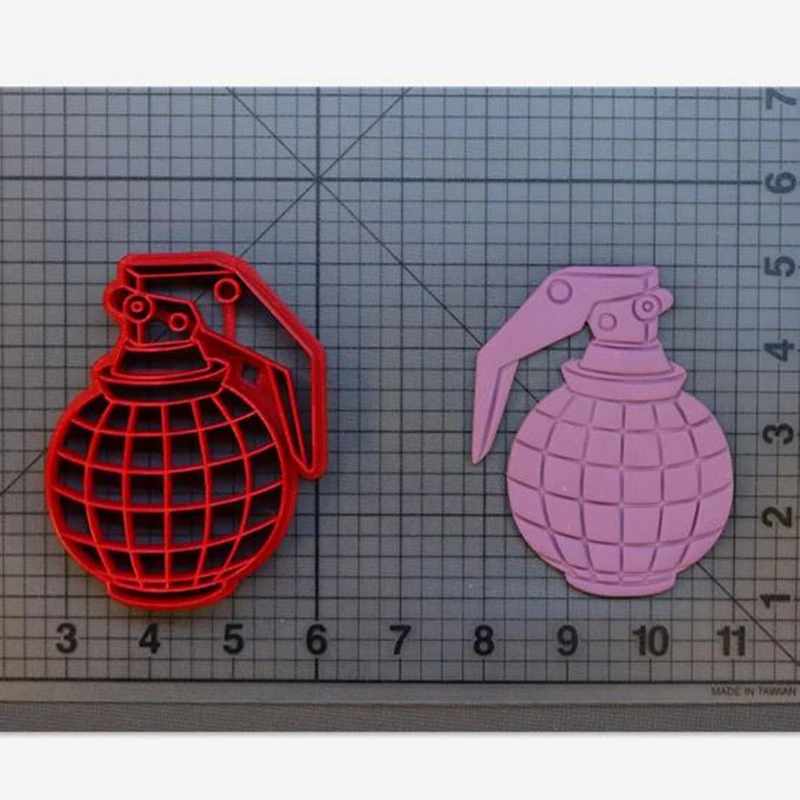 Hand Grenade Cookie Die Cutting Kitchen Baking Supplies Cake Icing Decoration Tools Set 3D Printing Custom
Hand Grenade Cookie Die Cutting Kitchen Baking Supplies Cake Icing Decoration Tools Set 3D Printing Custom