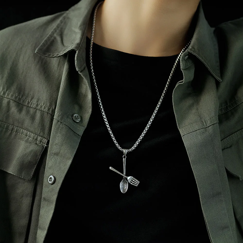 Tableware Necklace Fashion Necklaces 2021 Kpop Chain Free Shipping Men Goth Pendants and Vintage on the Neck Jewelry Accessories
Tableware Necklace Fashion Necklaces 2021 Kpop Chain Free Shipping Men Goth Pendants and Vintage on the Neck Jewelry Accessories