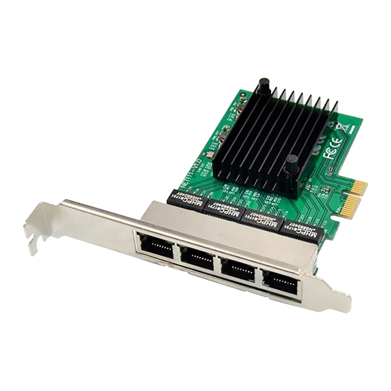 Сетевая карта PCIE PCI-E X1, 4-портовый гигабитный Ethernet-сервер, сетевая карта, адаптер для Love Fast Sea Spider ROS, мягкий маршрутизатор
Сетевая карта PCIE PCI-E X1, 4-портовый гигабитный Ethernet-сервер, сетевая карта, адаптер для Love Fast Sea Spider ROS, мягкий маршрутизатор