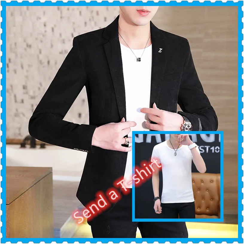 Small suit male Korean edition trend slim and handsome single suit man leisure jacket autumn winter new jacket British wind 
Small suit male Korean edition trend slim and handsome single suit man leisure jacket autumn winter new jacket British wind