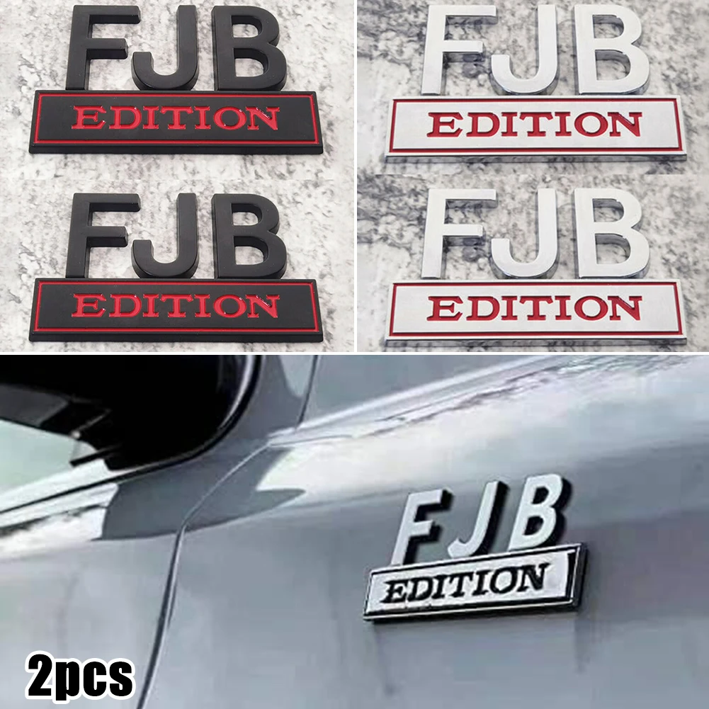 Zinc Alloy Car Sticker 2X F J B Edition Car Auto Trunk Rear Tailgate Emblem Badge Decal Sticker
Zinc Alloy Car Sticker 2X F J B Edition Car Auto Trunk Rear Tailgate Emblem Badge Decal Sticker
