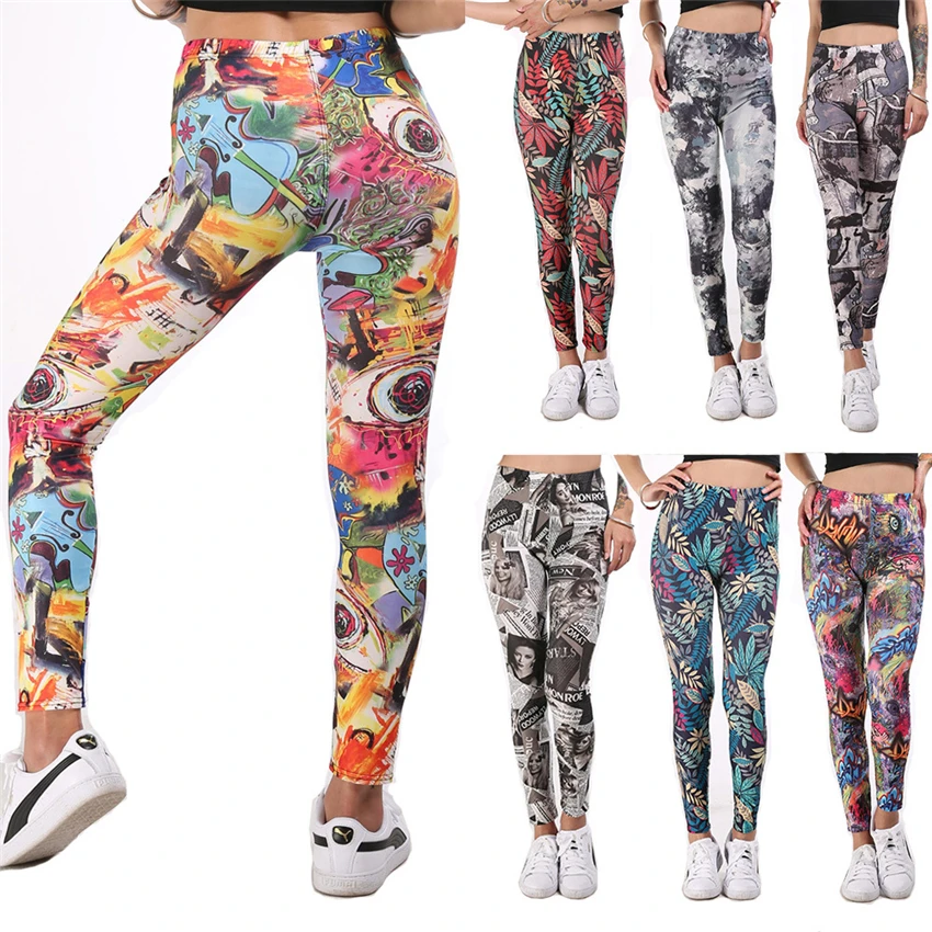 Autumn Woman Leggins Push Up Graffiti Sports Fitness High Waist Push Up Seamless Sexi Pants Workout Female Printed Leggings
Autumn Woman Leggins Push Up Graffiti Sports Fitness High Waist Push Up Seamless Sexi Pants Workout Female Printed Leggings