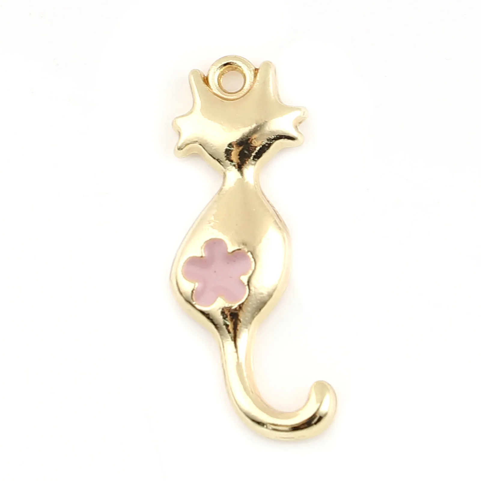 Doreen Box Cute Charms Cat Animal Gold Color Red/Yellow Purple Flower Enamel Pendant DIY Making Earrings Jewelry 25mmx10mm,10PCs
Doreen Box Cute Charms Cat Animal Gold Color Red/Yellow Purple Flower Enamel Pendant DIY Making Earrings Jewelry 25mmx10mm,10PCs