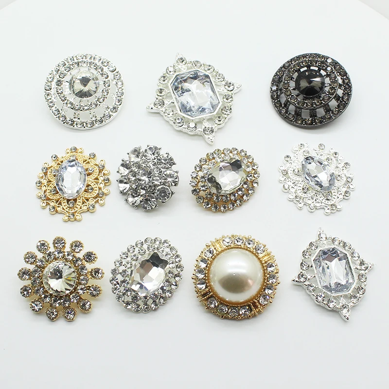 Mix Size Metal Buttons For Clothing Rhingestones Alloy Pearl Button 5pcs/Lot Silver Gold Sewing Handwork Accessories Decoration
Mix Size Metal Buttons For Clothing Rhingestones Alloy Pearl Button 5pcs/Lot Silver Gold Sewing Handwork Accessories Decoration