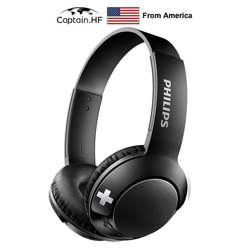 US Captain Philips BASS+ SHB3075 Wireless On Ear Headphone with Microphone, up to 12 Hours of Playtime 
US Captain Philips BASS+ SHB3075 Wireless On Ear Headphone with Microphone, up to 12 Hours of Playtime