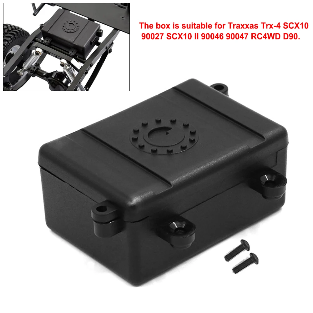 RC Radio ESC Plastic Receiver Box for Traxxas Trx-4 SCX10 90027 SCX10 II 90046 90047 RC4WD D90 TRX4 RC Car Upgrade Parts Spare
RC Radio ESC Plastic Receiver Box for Traxxas Trx-4 SCX10 90027 SCX10 II 90046 90047 RC4WD D90 TRX4 RC Car Upgrade Parts Spare