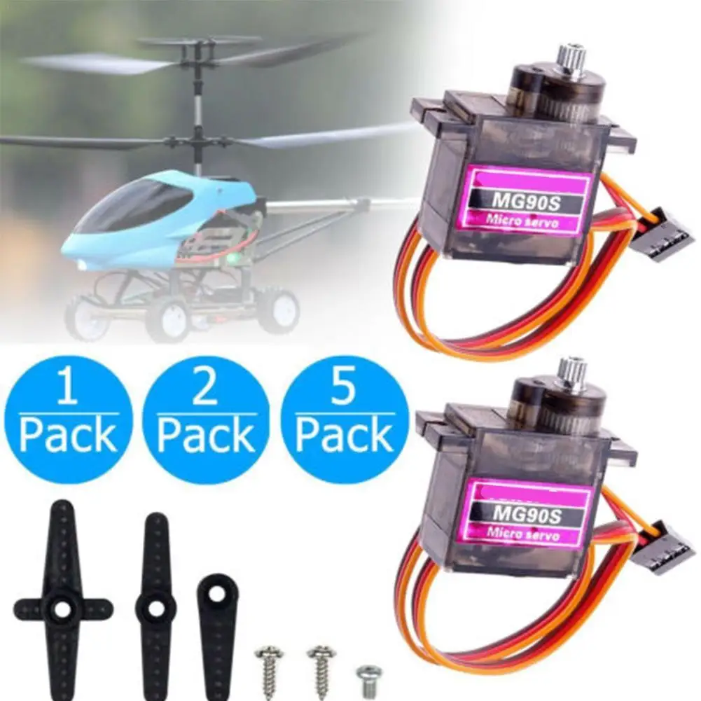 Mitoot MG90S Metal gear Digital 9g Servo SG90 For Rc tooth Car Boat Helicopter double Plane copper bearing ball Metal T9K3
Mitoot MG90S Metal gear Digital 9g Servo SG90 For Rc tooth Car Boat Helicopter double Plane copper bearing ball Metal T9K3