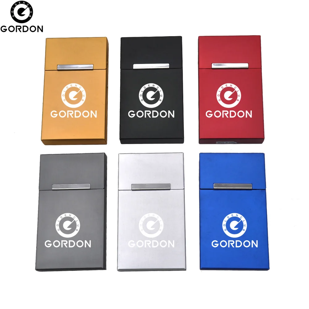 GORDON Thin Aluminum Cigarette Case Cover 16MM*60MM*105MM For Thin Cigarettes Case Holder Hard Metal Tobacco Box Case Cover
GORDON Thin Aluminum Cigarette Case Cover 16MM*60MM*105MM For Thin Cigarettes Case Holder Hard Metal Tobacco Box Case Cover