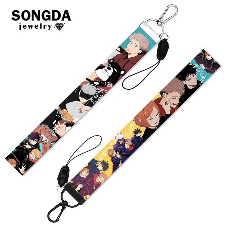 Anime Jujutsu Kaisen Hand Rope Keychain Cartoon Figure Ribbon Key Hook Buckle ID Charms Mobile Phone Lanyard Boy Girl Otaku Gift
Anime Jujutsu Kaisen Hand Rope Keychain Cartoon Figure Ribbon Key Hook Buckle ID Charms Mobile Phone Lanyard Boy Girl Otaku Gift