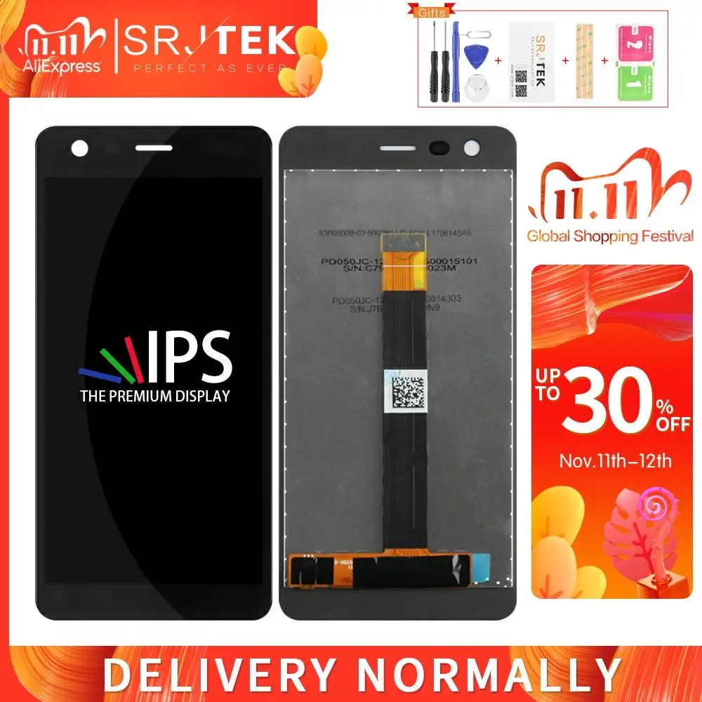 Srjtek экран для Nokia 2 LCD для Nokia N2 дисплей сенсорный дигитайзер сборка стеклянный датчик для Nokia 2,1 дисплей 2018 TA 1080 1084
Srjtek экран для Nokia 2 LCD для Nokia N2 дисплей сенсорный дигитайзер сборка стеклянный датчик для Nokia 2,1 дисплей 2018 TA 1080 1084