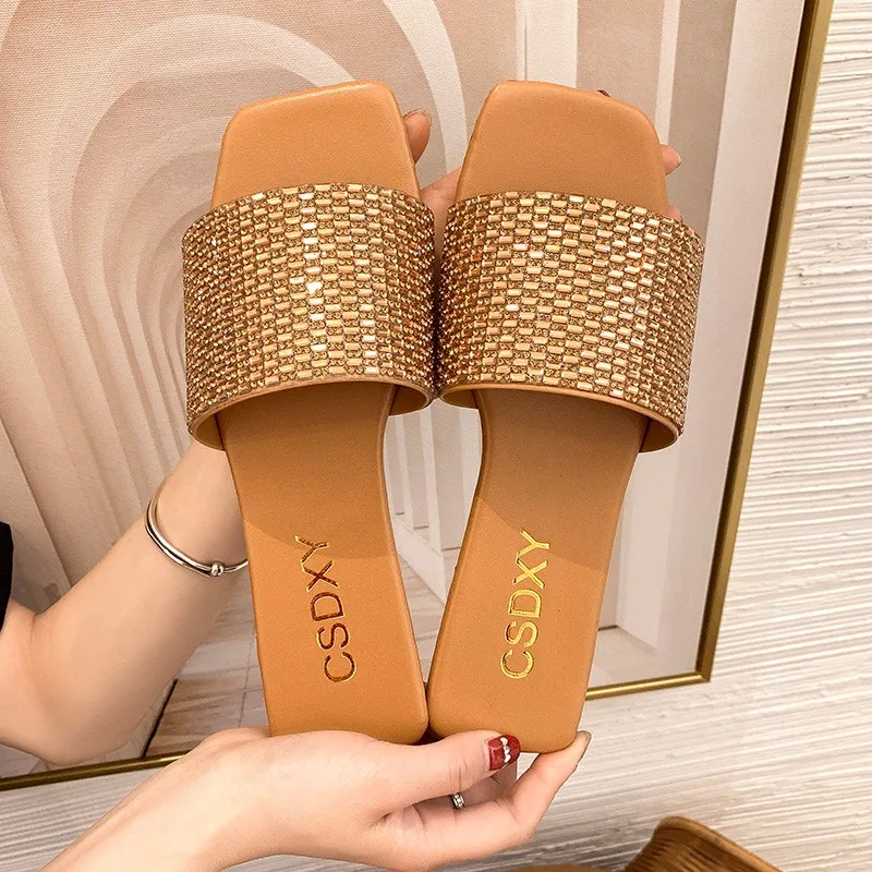 Summer New Fashion Flat Women's Slippers Indoor Outdoor Shoes Modern Women's Slippers Fashion All-match Furry Slides for Women
Summer New Fashion Flat Women's Slippers Indoor Outdoor Shoes Modern Women's Slippers Fashion All-match Furry Slides for Women