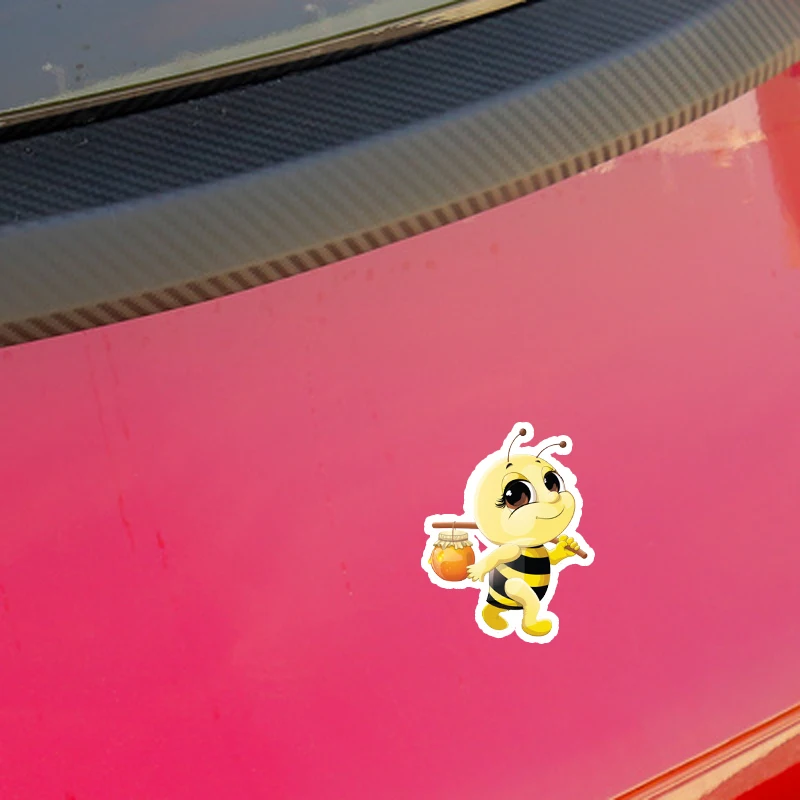 14.6*11.2cm Cute little bee Car-Sticker Automobiles Motorcycles Window Bumper Laptop Vinyl Decal PVC Decorative Goods
14.6*11.2cm Cute little bee Car-Sticker Automobiles Motorcycles Window Bumper Laptop Vinyl Decal PVC Decorative Goods