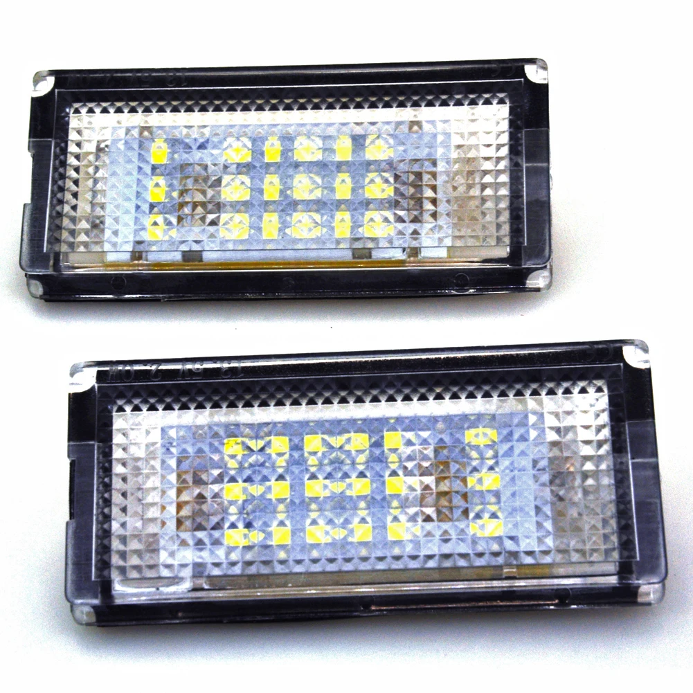 

2 pieces Led License Plate Light Led Canbus Auto Tail Light White LED Bulbs For BMW 3er E46 4D 1998-2003 Car Accessories