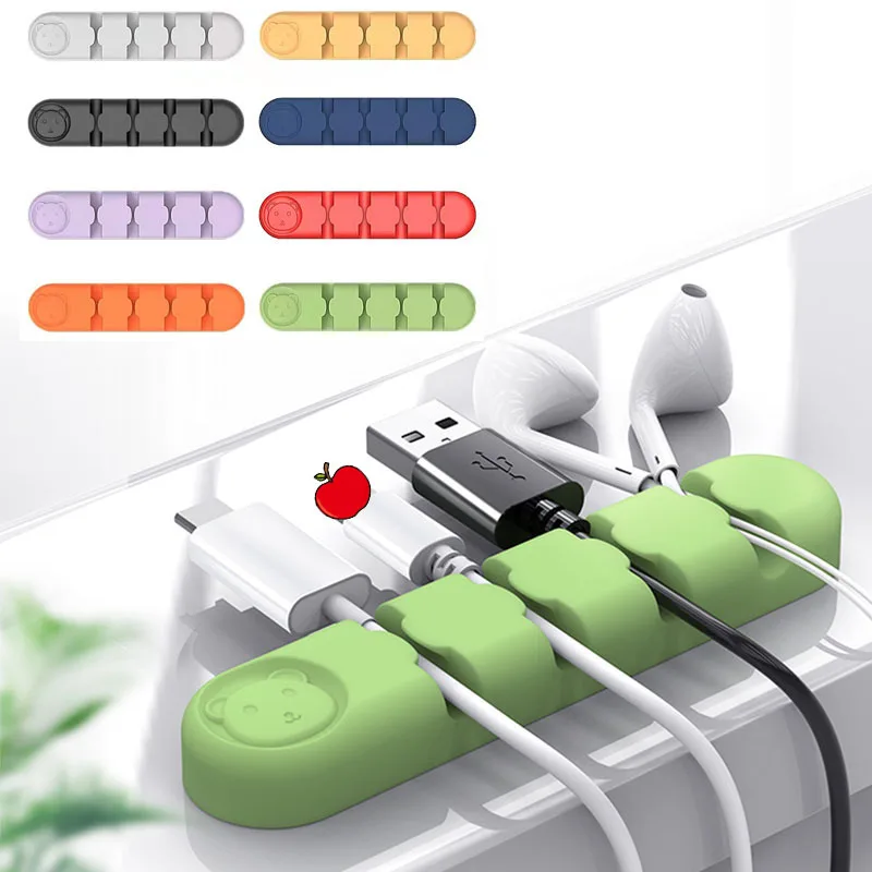 Silicone USB Cable Organizer Holder Clips Winder Desktop Storage For Mouse Headphone Network Phone Wire Organizer 4 Holes Clamp
Silicone USB Cable Organizer Holder Clips Winder Desktop Storage For Mouse Headphone Network Phone Wire Organizer 4 Holes Clamp