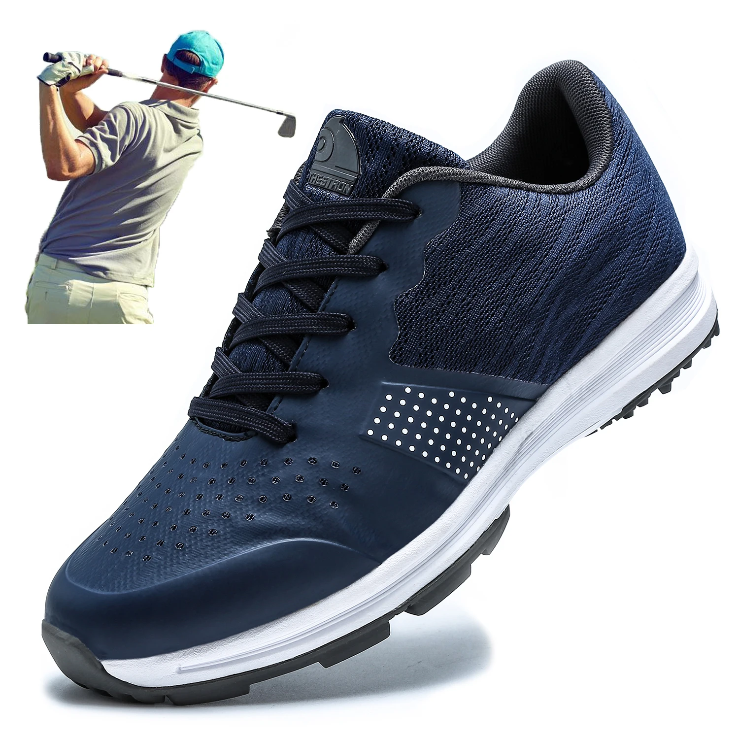Spring Mesh Golf Shoes Men's Professional Golf Shoes Golf Sneakers for Male Athletics Breathable Sports Tour Golf Shoe Spikeless
Spring Mesh Golf Shoes Men's Professional Golf Shoes Golf Sneakers for Male Athletics Breathable Sports Tour Golf Shoe Spikeless