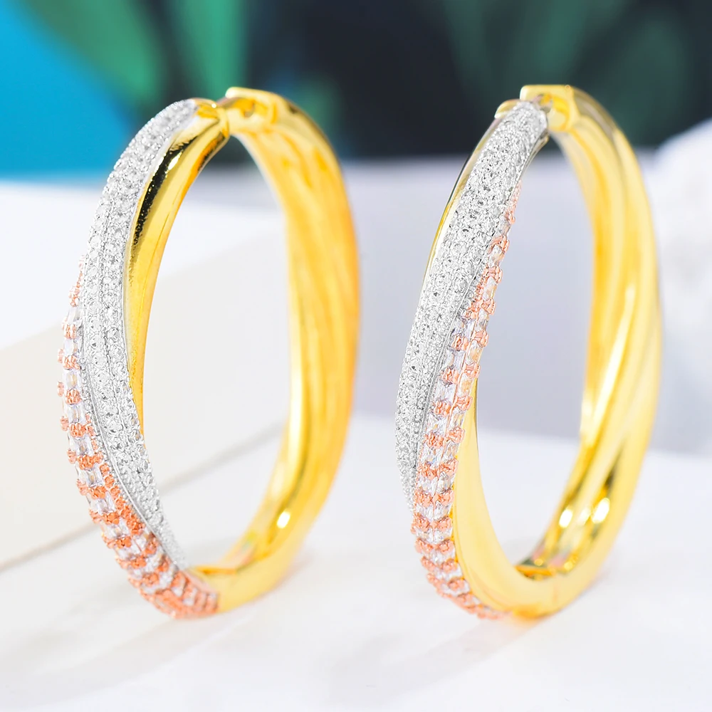 KellyBola New Design Trendy Fashion Charm Full Austrian Crystal Earrings For Women Bridal Wedding Engagement Anniversary Jewelry
KellyBola New Design Trendy Fashion Charm Full Austrian Crystal Earrings For Women Bridal Wedding Engagement Anniversary Jewelry