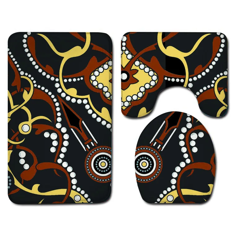 Bathroom Capet Rug Flannel Toilet Mat High Quality Bath Mat Anti-slip Floor Carpet Set Artistic Style Toilet Seat Cushion Mat
Bathroom Capet Rug Flannel Toilet Mat High Quality Bath Mat Anti-slip Floor Carpet Set Artistic Style Toilet Seat Cushion Mat