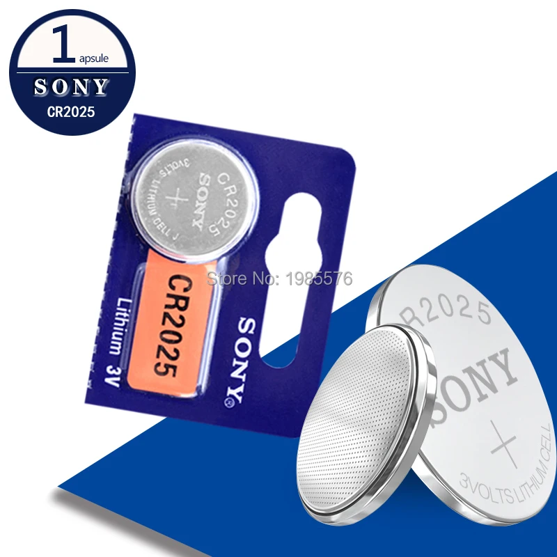 1 PC for SONY original brand new battery cr2025 3v button cell coin batteries for watch computer cr 2025 ECR2025 DL2025 ECR2025
1 PC for SONY original brand new battery cr2025 3v button cell coin batteries for watch computer cr 2025 ECR2025 DL2025 ECR2025