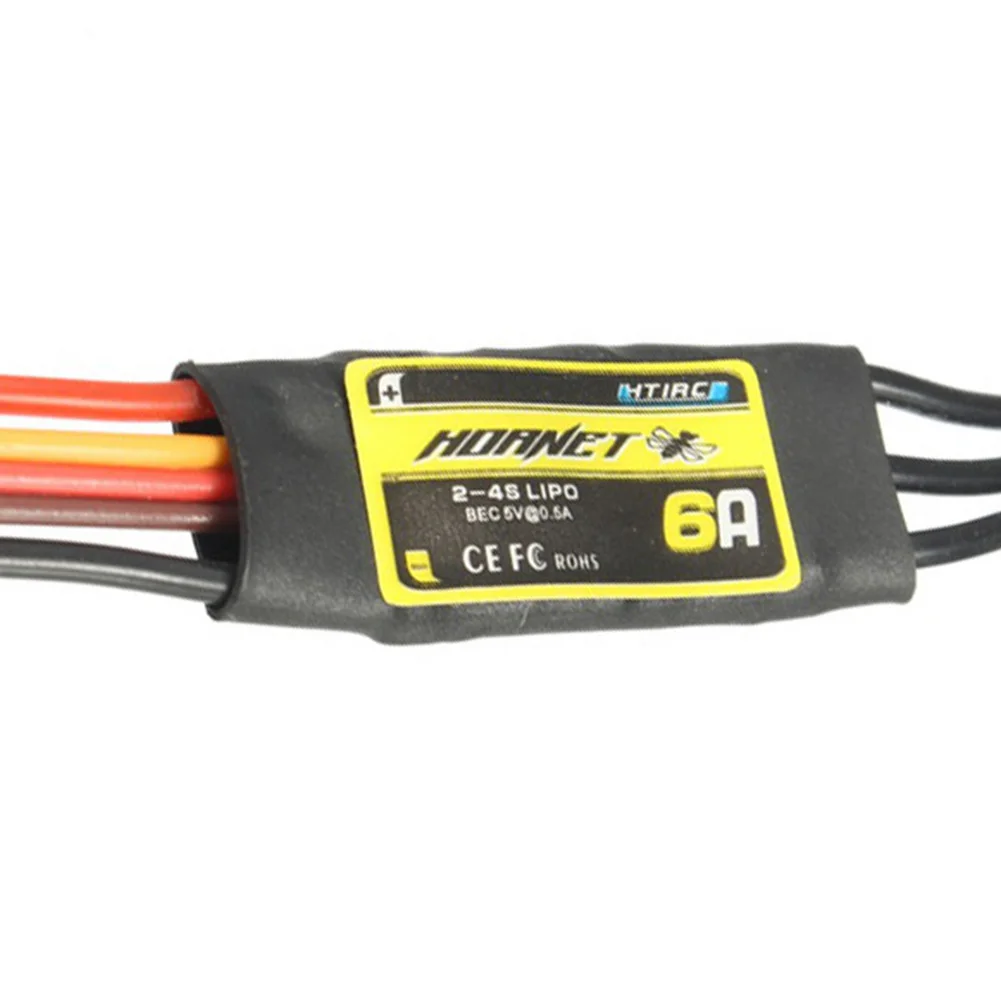 For Htirc Hornet 6A Toy Parts Brushless Programmable For RC Airplane Helicopter ESC Electronic Speed Controller
For Htirc Hornet 6A Toy Parts Brushless Programmable For RC Airplane Helicopter ESC Electronic Speed Controller