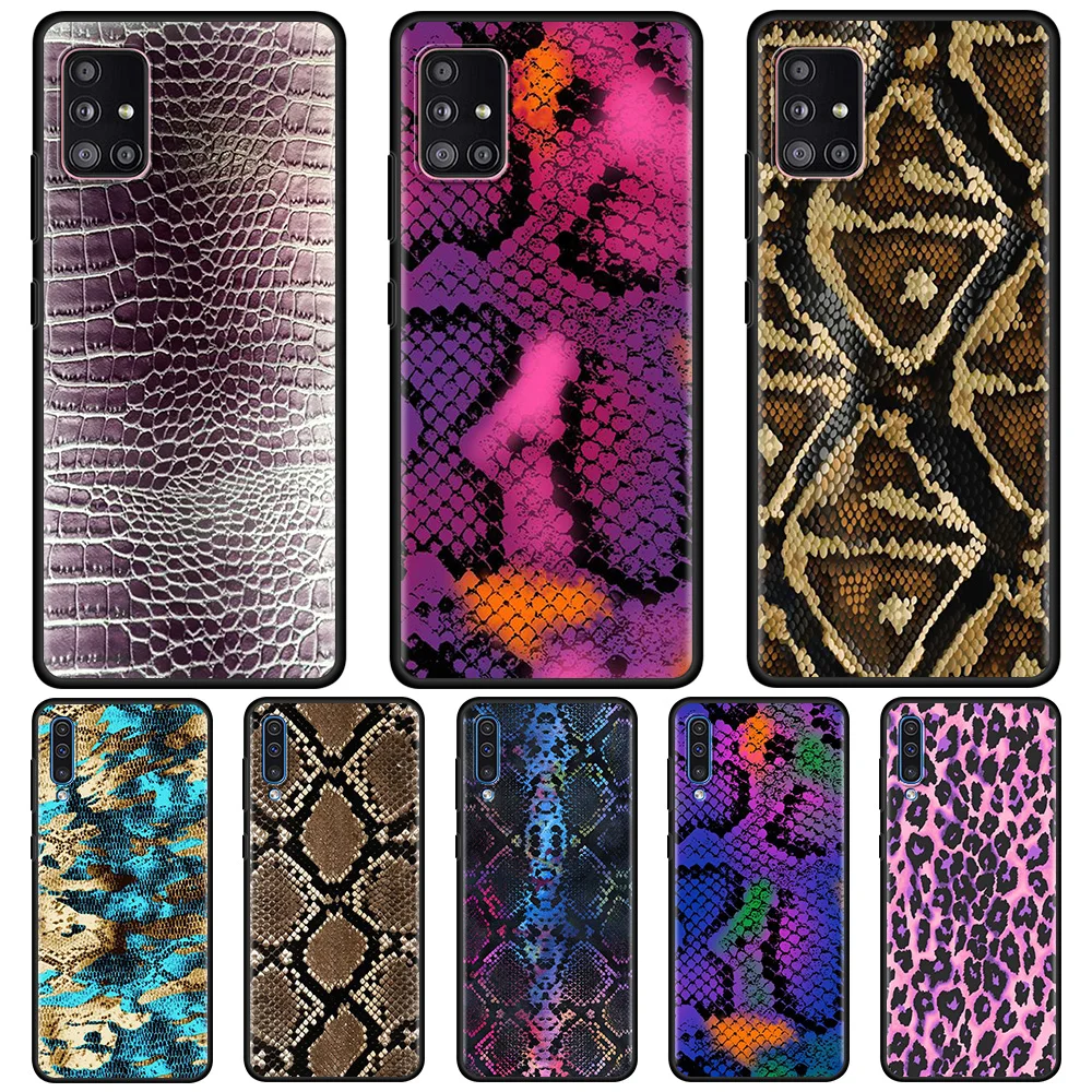 Rainbow Leopard Snake Skin Silicone Phone Case For Samsung Galaxy A51 A21s A71 A12 A31 A52 A41 A32 5G A02s A11 A02 Cover
Rainbow Leopard Snake Skin Silicone Phone Case For Samsung Galaxy A51 A21s A71 A12 A31 A52 A41 A32 5G A02s A11 A02 Cover