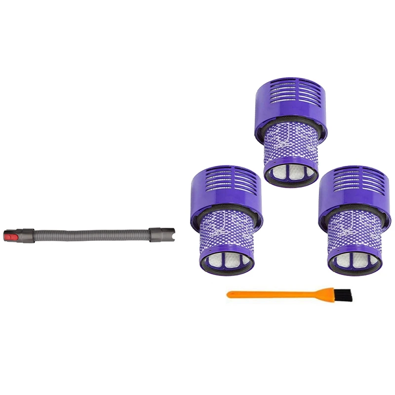 1X удлинитель для шланга Dyson V8 Absolute Animal Absolute и 3 Моющихся Фильтра для Dyson V10 Sv12
1X удлинитель для шланга Dyson V8 Absolute Animal Absolute и 3 Моющихся Фильтра для Dyson V10 Sv12