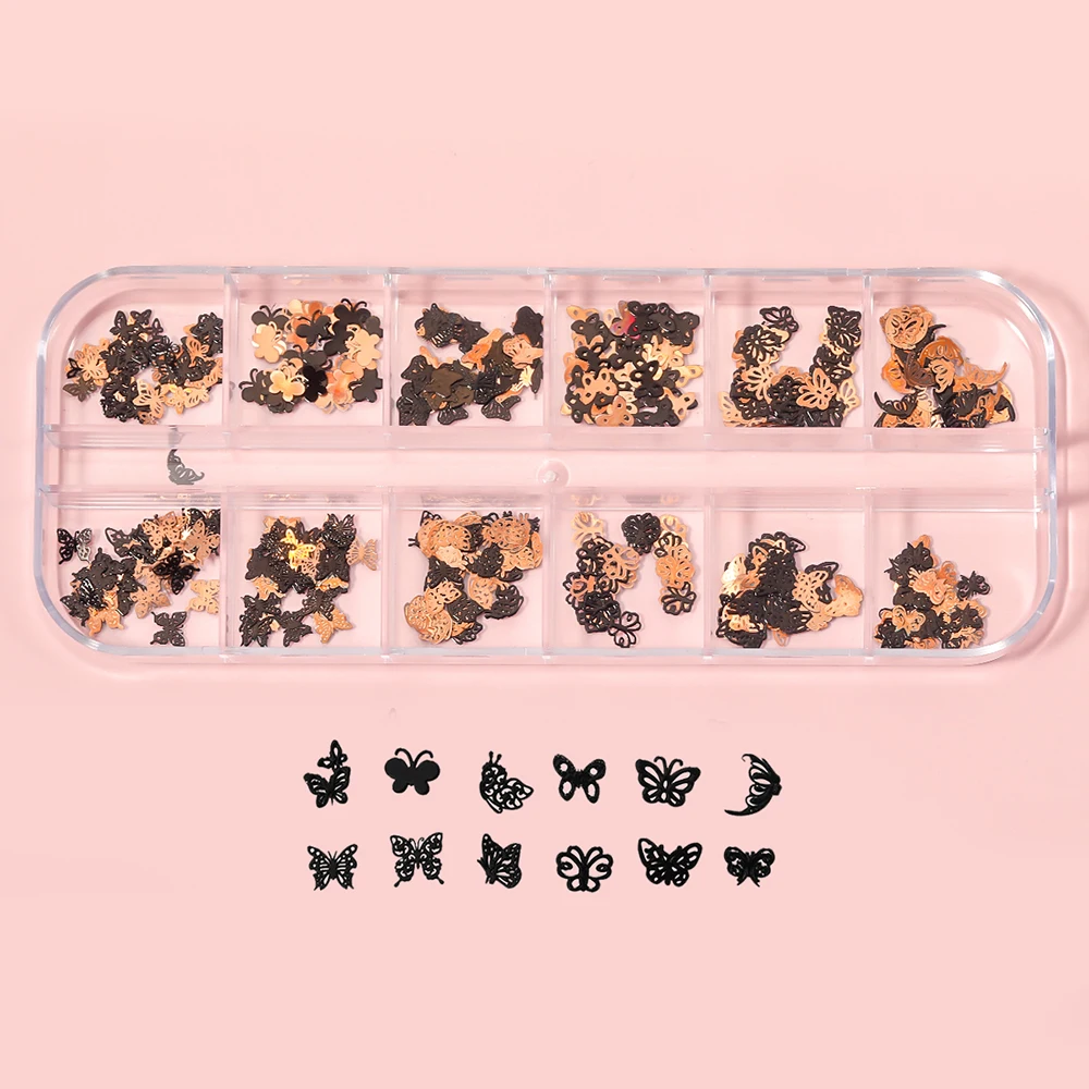 12 Grid Nail Alloy Jewelry Hollow Metal Alloy 3D Marine Bow Nail K Sequin Decoration DIY Professional Nail Supplie Hot Sale Gift
12 Grid Nail Alloy Jewelry Hollow Metal Alloy 3D Marine Bow Nail K Sequin Decoration DIY Professional Nail Supplie Hot Sale Gift