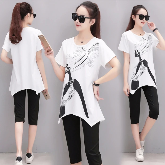 L-5X two-piece suit large short-sleeved sports suit female mid-length loose running sport costumes for women set women casual
L-5X two-piece suit large short-sleeved sports suit female mid-length loose running sport costumes for women set women casual